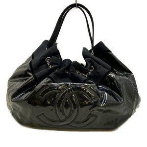 Coco Cabas GM Tote Bag Patent Chemical Fiber